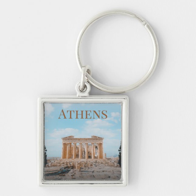 Athens Greece Keychain (Front)