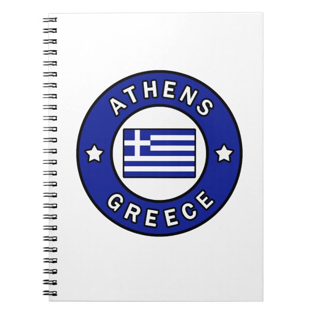 Athens Greece Notebook (Front)