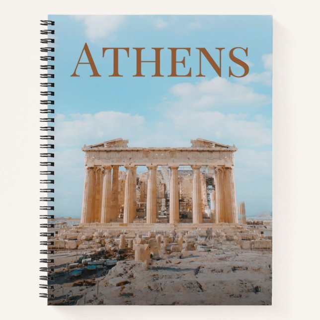 Athens Greece Notebook (Front)