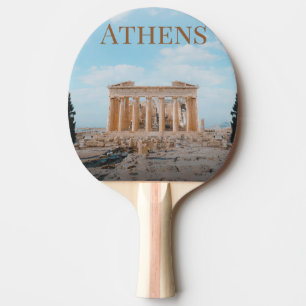 Athens Greece Ping Pong Paddle