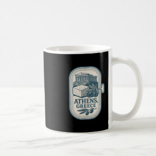 Athens Greece Souvenir Greek Cheese And Travel Des Coffee Mug