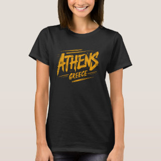 Athens Greece Souvenir Travel Explore T-Shirt