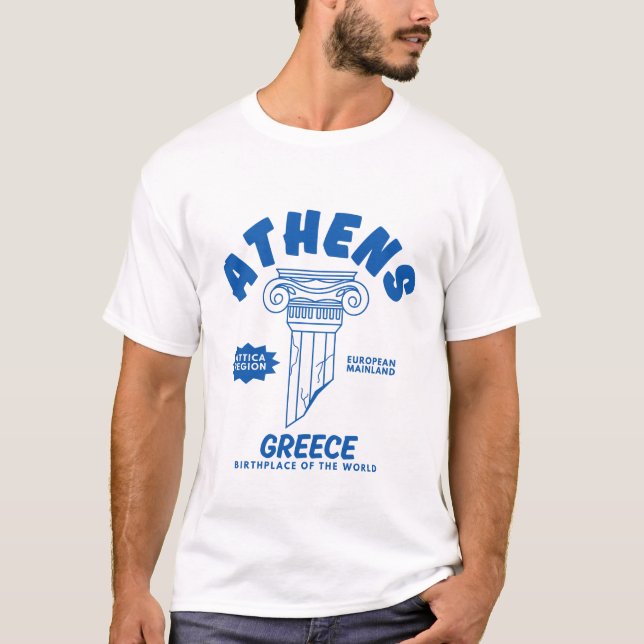 Athens Greece T-Shirt (Front)