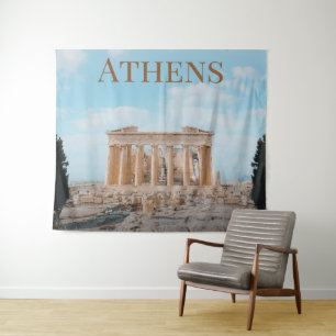 Athens Greece Tapestry