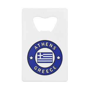 Athens Greece Wallet Bottle Opener