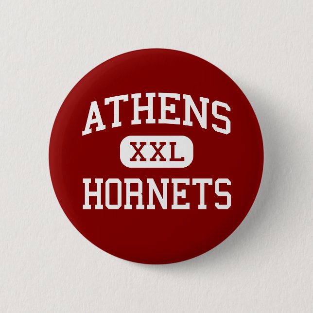 Athens - Hornets - Middle School - Athens Texas 2 Inch Round Button (Front)