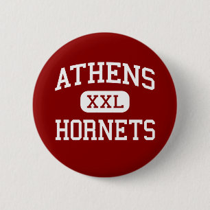 Athens - Hornets - Middle School - Athens Texas 2 Inch Round Button