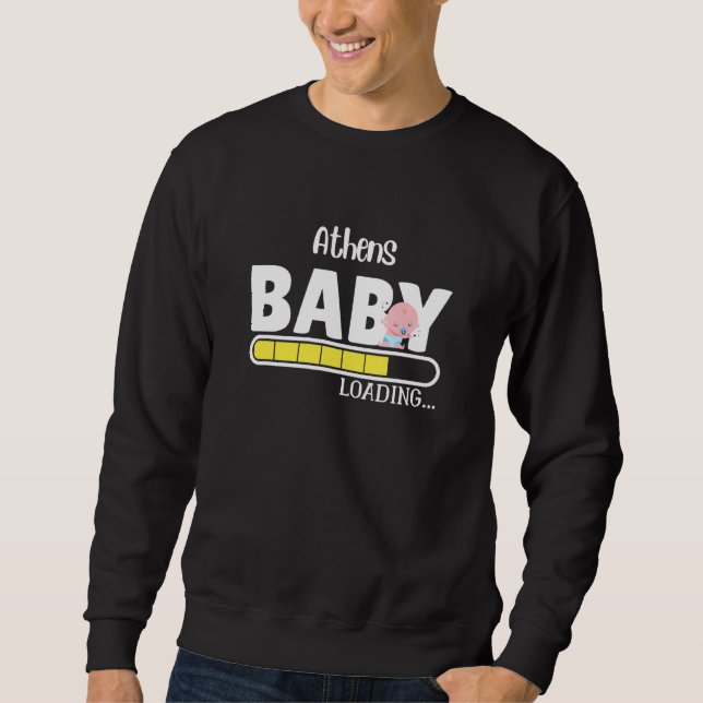 Athens Native Pride Funny State Baby Parent Mom Da Sweatshirt (Front)