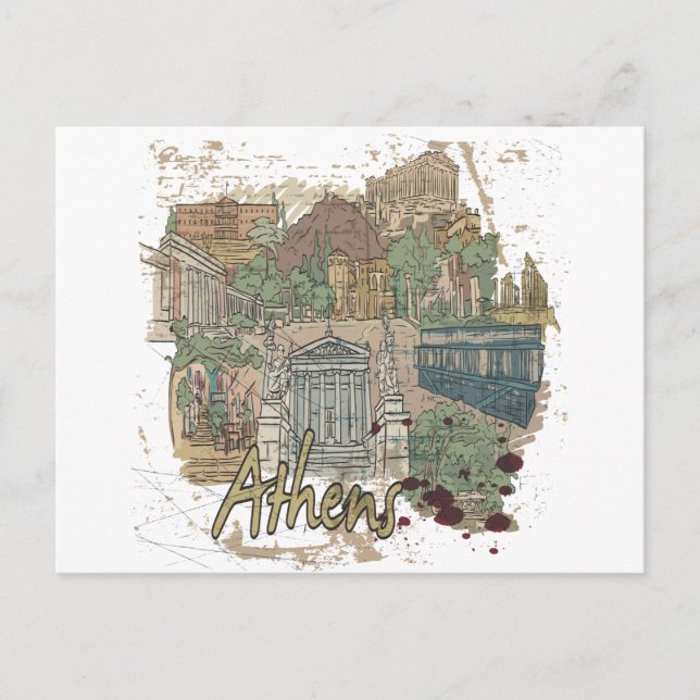 Athens Postcard (Front)