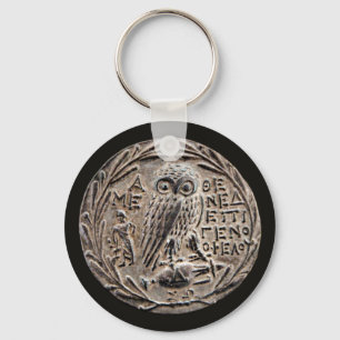 Athens Silver Tetradrachm Keychain