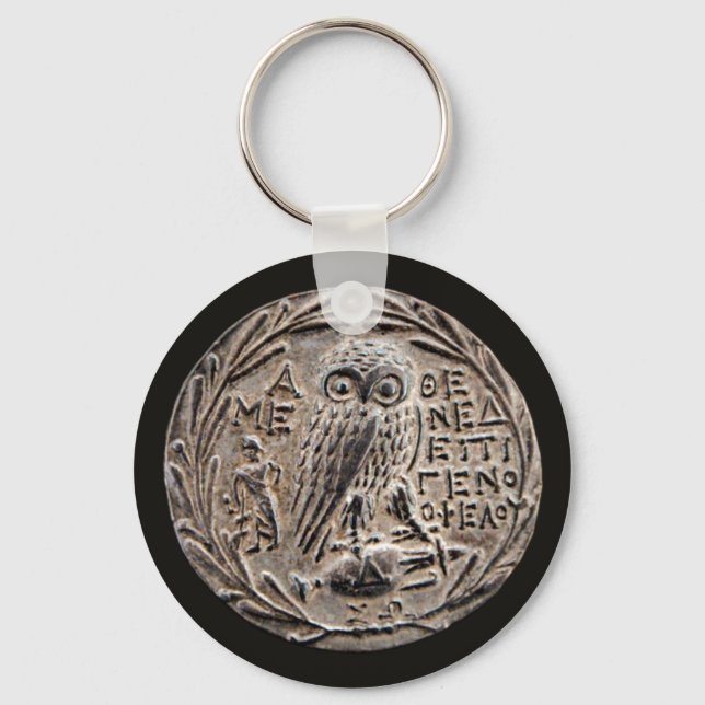 Athens Silver Tetradrachm Keychain (Front)
