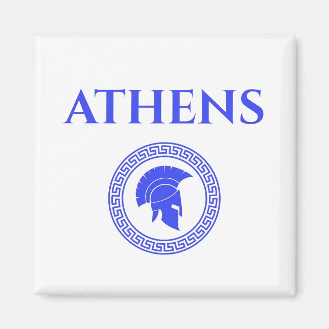 Athens Spartan Magnet (Front)
