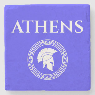 Athens Spartan Stone Coaster