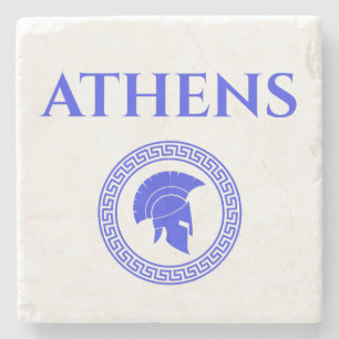 Athens Spartan Stone Coaster