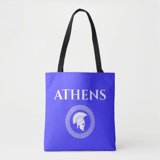 Athens Spartan Tote Bag (Front)