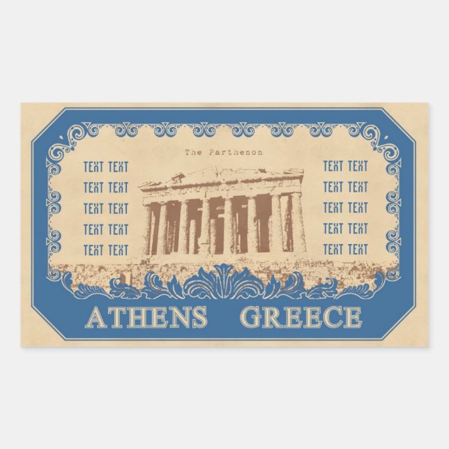 athens sticker (Front)