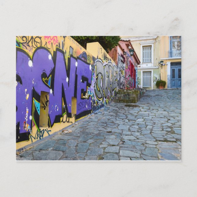 Athens Street Art Postcard (Front)