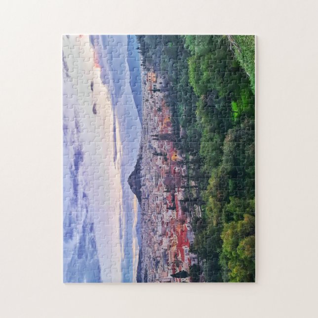 Athens Sunset View Jigsaw Puzzle (Vertical)