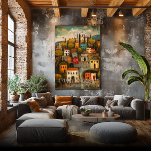 Athens: The Cradle of Civilization - Whimsical Art Poster