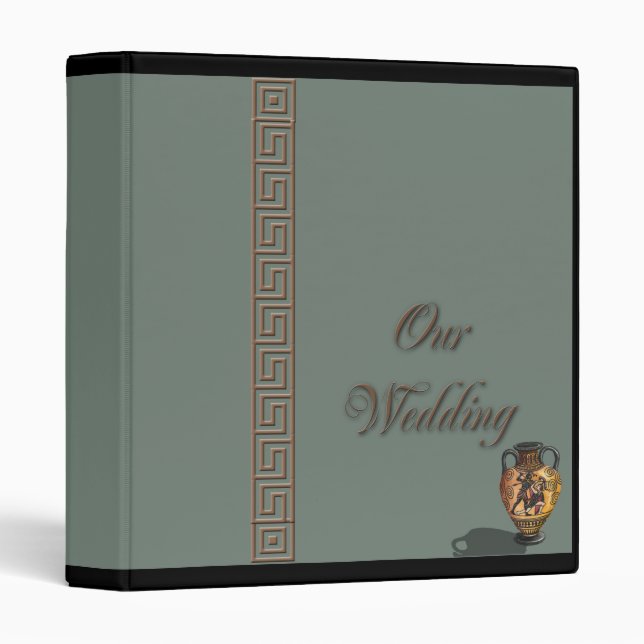 Athens Wedding Album Binder (Front/Spine)