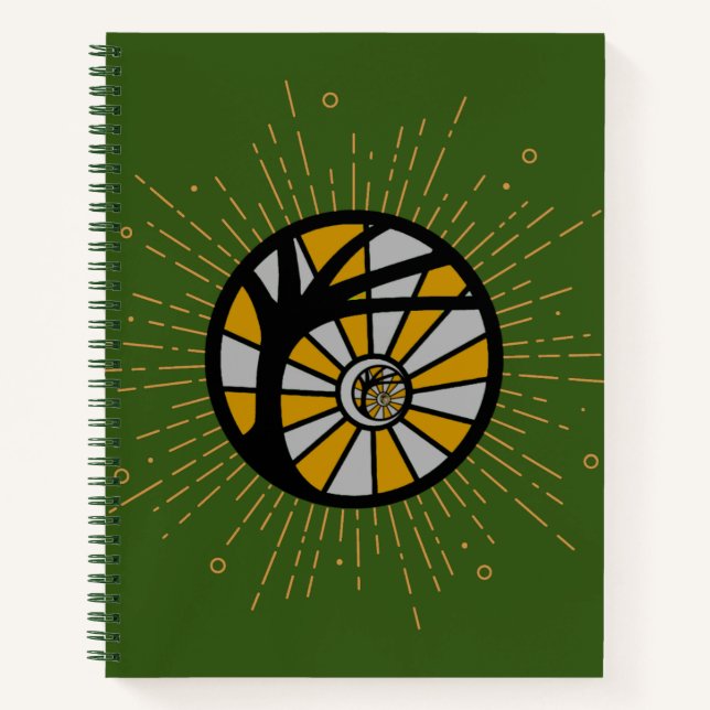 Atheopagan Hardcover Spiral Notebook (Front)