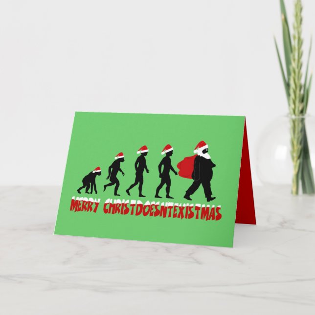 Athiest Christmas Holiday Card (Front)