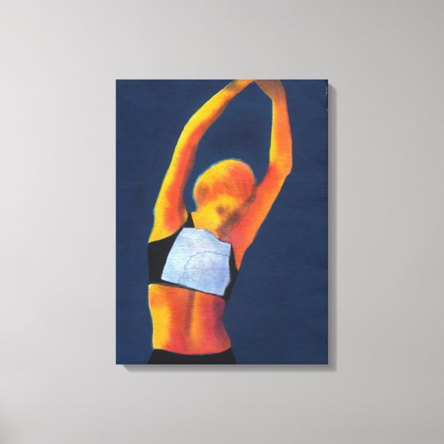 Athlete 2011 canvas print (Front)