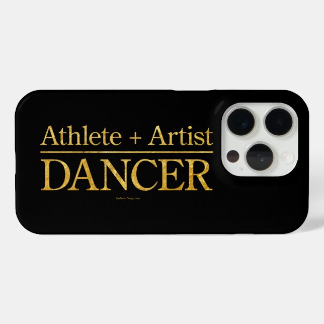 Athlete + Artist = Dancer Case-Mate iPhone Case (Back (Horizontal))