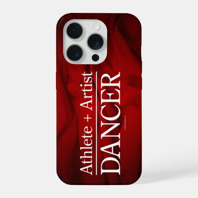 Athlete + Artist = Dancer iPhone Case (Back)