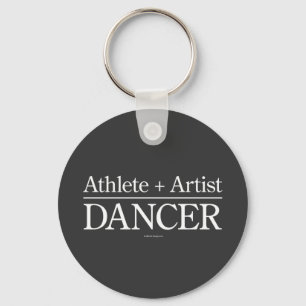 Athlete + Artist = Dancer Keychain