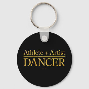 Athlete + Artist = Dancer Keychain
