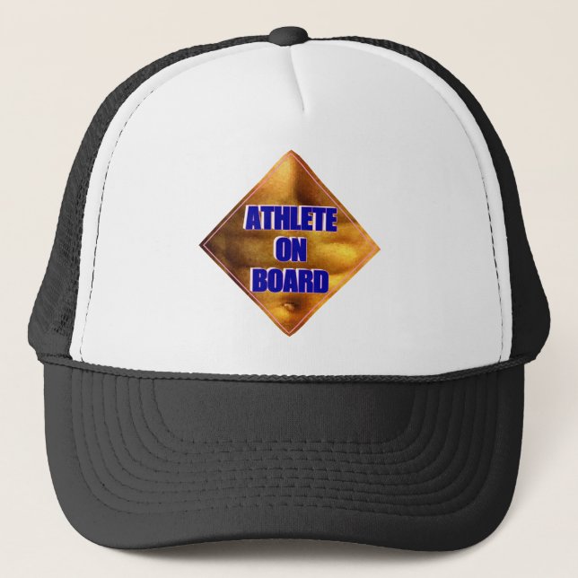 Athlete on Board Trucker Hat (Front)