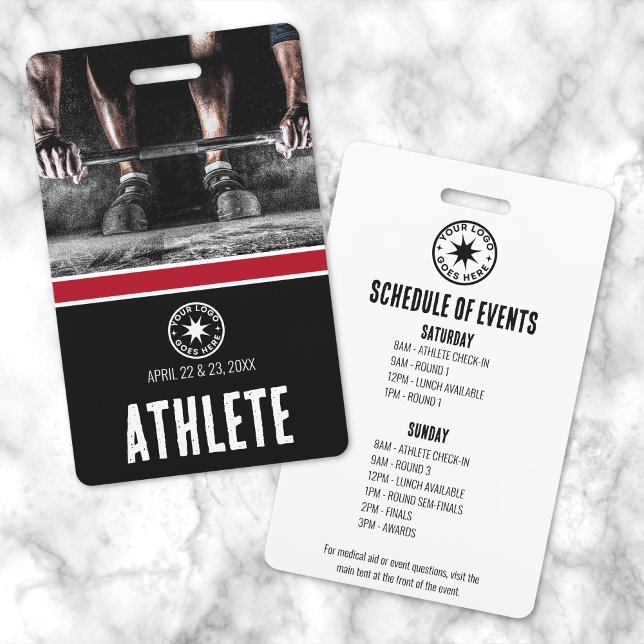 Athlete Sports Event Badge (Athlete Sports Event Badge)