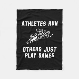 Athletes Run Fleece Blanket