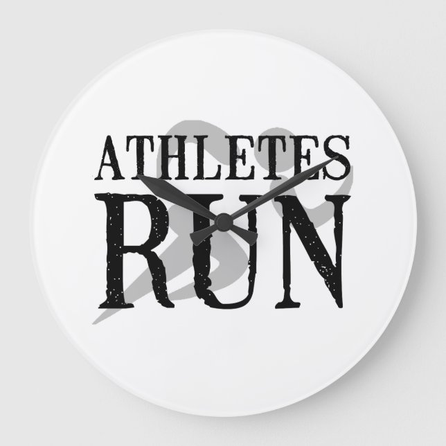 Athletes Run Large Clock (Front)