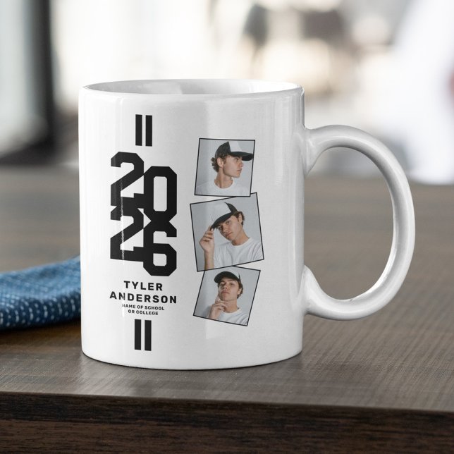 Athletic 2025 Graduation Photo Coffee Mug (Creator Uploaded)