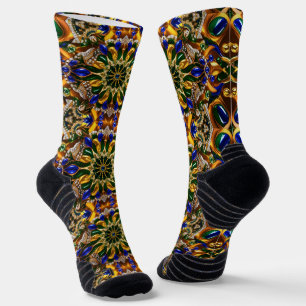 Athletic Crew Sock with Brazil Colours