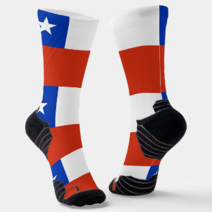 Athletic Crew Sock with flag of Chile
