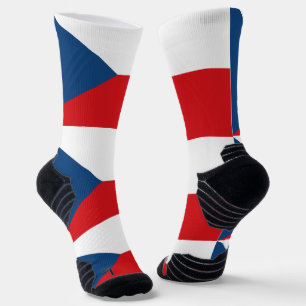 Athletic Crew Sock with flag of Czechia