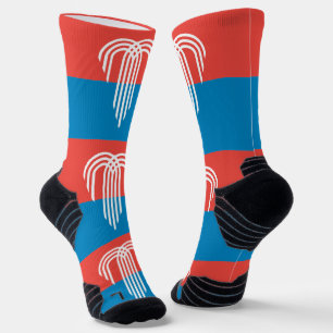 Athletic Crew Sock with flag of Kansas City, USA