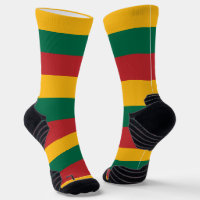 Athletic Crew Sock with flag of Lithuania