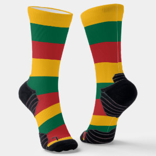 Athletic Crew Sock with flag of Lithuania
