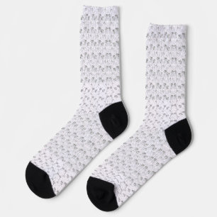 Athletic Crew Socks Grip, Compression & Support