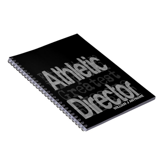 Athletic Director Extraordinaire CUSTOM Notebook (Right Side)