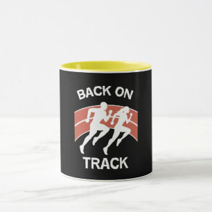 Athletic Track Runners Track Athletes Runners Mug