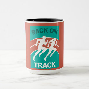 Athletic Track Runners   Track Athletes   Runners  Mug