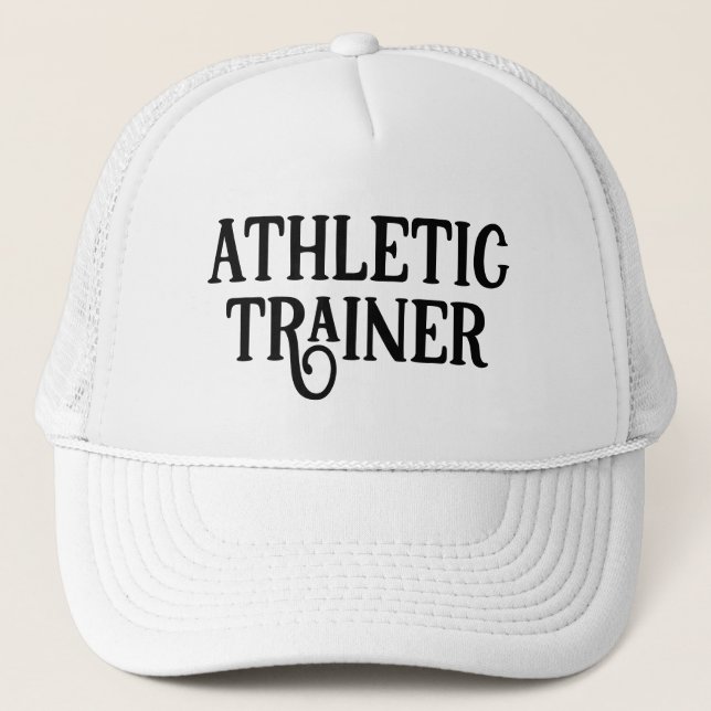 Athletic Trainer Athletic Trainer Trucker Hat (Front)