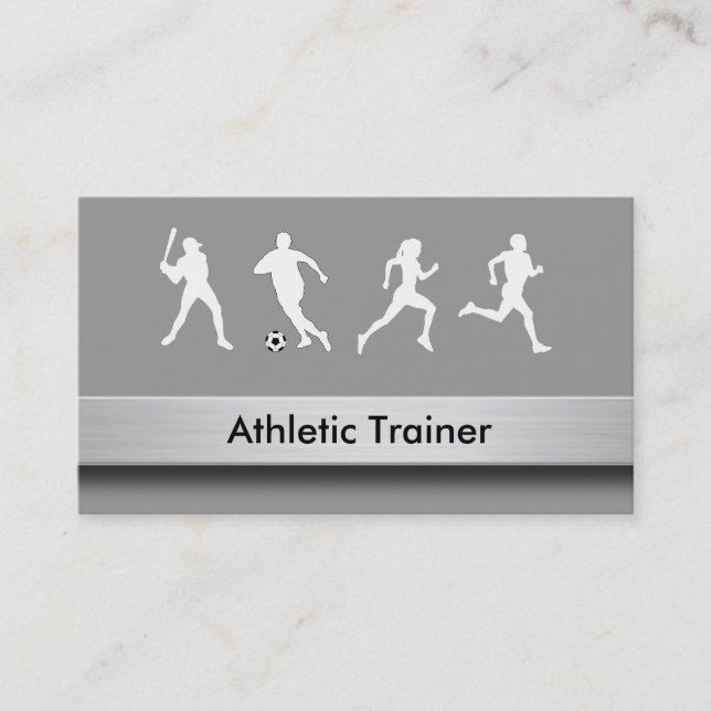 Athletic Trainer Business Cards (Front)