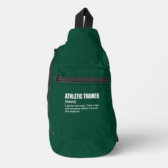 Athletic Trainer Job Definition Sling Bag (Front)