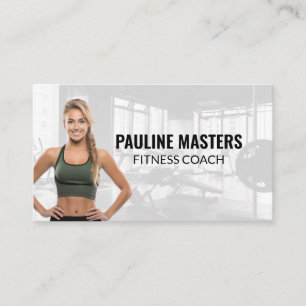 Athletic Woman   Gym Appointment Card